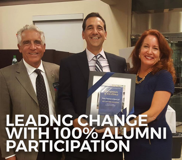 Leading Change With 100% Alumni Participation.