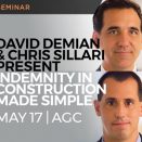 Legal Seminar: David Demian & Chris Sillari Present Indemnity in Construction Made Simple_to information page.