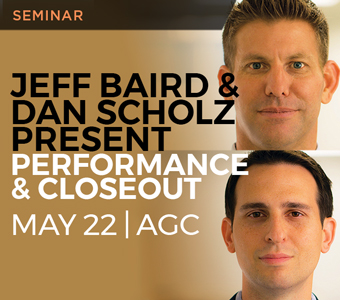 Legal Seminar: Jeff Baird & Dan Scholz Present Performance and Closeout_to information page.