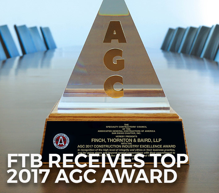 FTB Receives Top 2017 AGC Award.