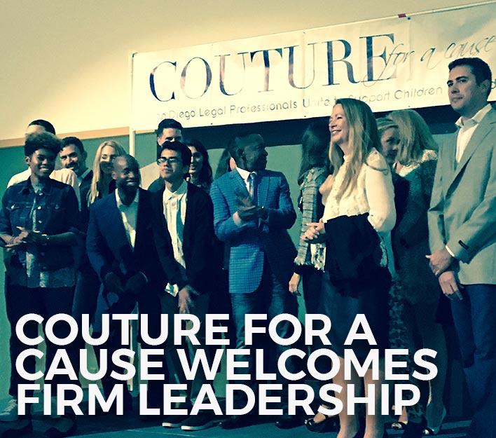 Couture For a Cause Welcomes Firm Leadership.