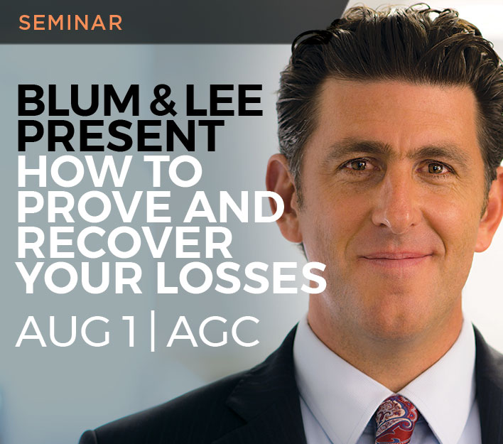 Legal Seminar: Blum & Lee Present How To Prove And Recover Your Losses_to information page.