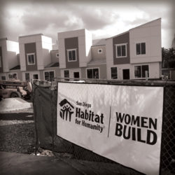 Habitat for Humanity Build Day_site signage.