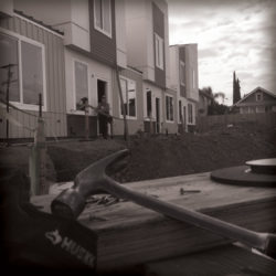 Habitat for Humanity Build Day_tools on site.