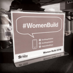Habitat For Humanity Build Day_#WomenBuild Sign.