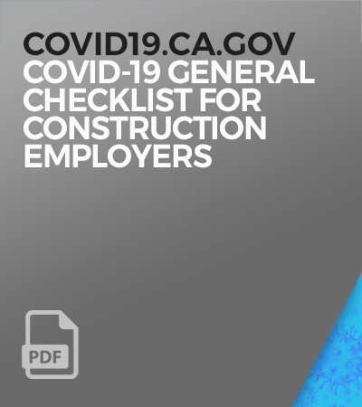 COVID-19 General Checklist for Construction Workers (to PDF).
