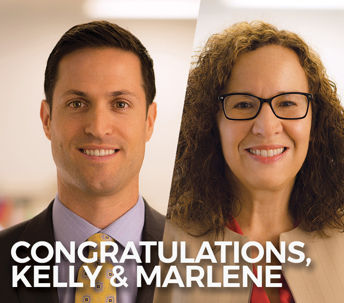Congratulations Kelly and Marlene.