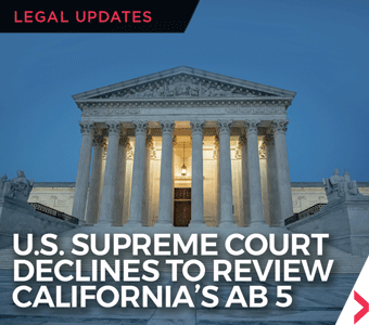 US Supreme Court at dusk.