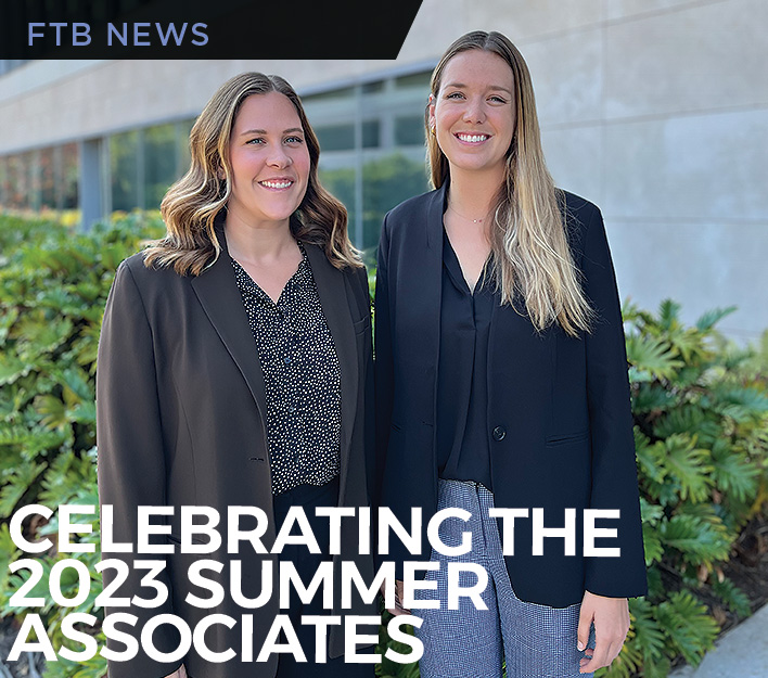 Finch, Thornton & Baird, LLP News: Celebrating the 2023 Summer Associates, Erica and Kelsey
