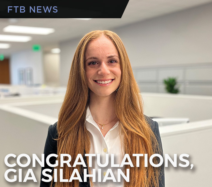 FTB News, Congratulations, Gia Silahian