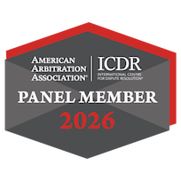 P. Randolph Finch Jr. AAA-ICDR Panel Member 2026